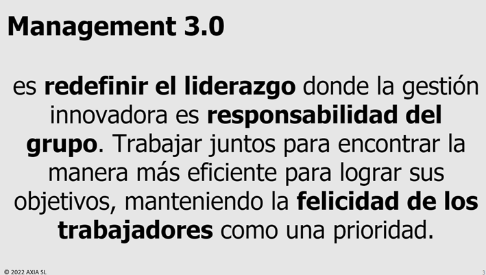 Filosofía y empresa en recursos humanos: Management 3.0